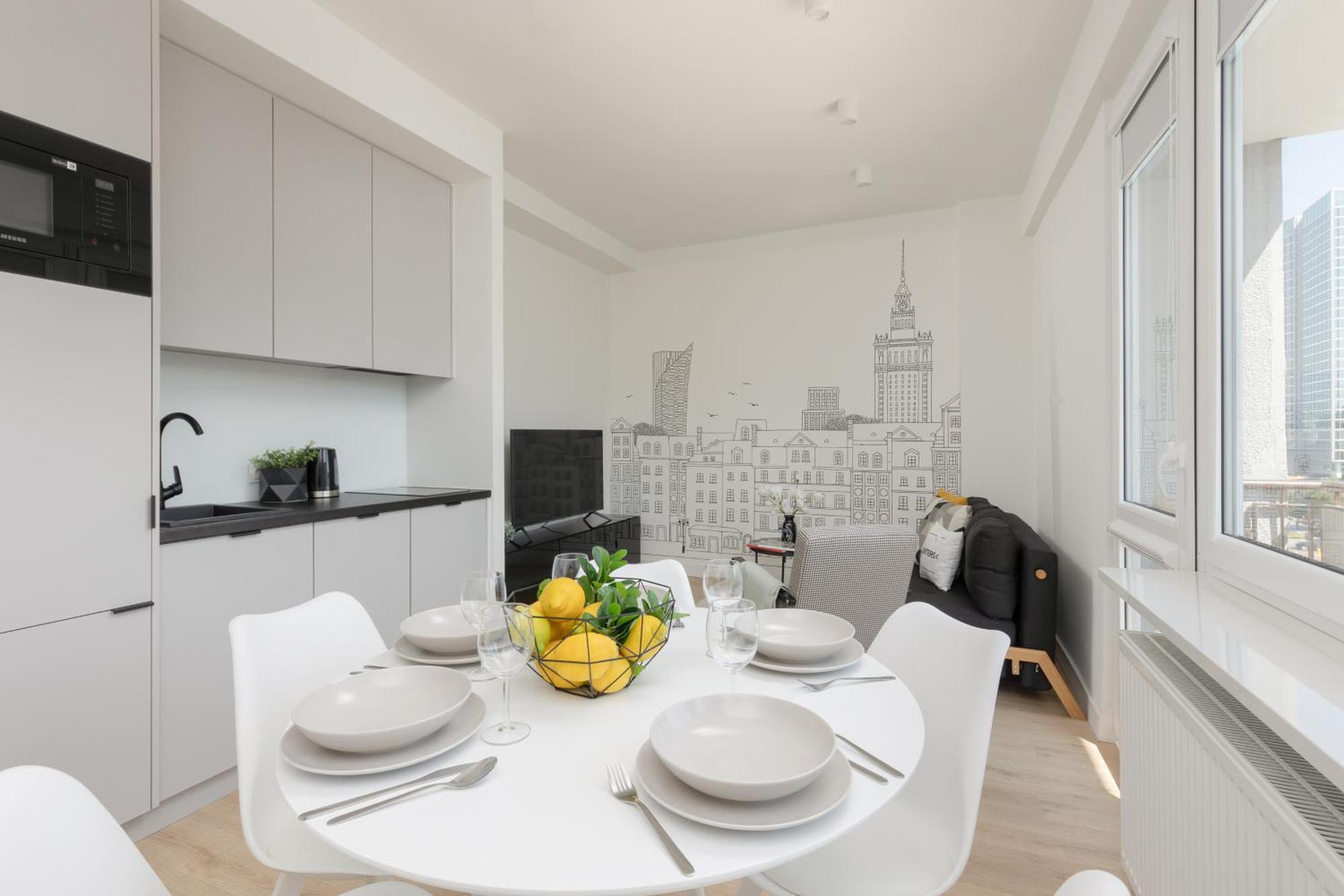 Amazing Spacious Apartments In Warsaw City Center By Noclegi Renters Экстерьер фото